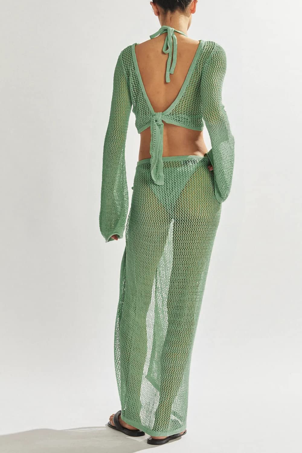 Women's Crochet Swimsuit Cover-up Set（Buy 2 Free Shipping）