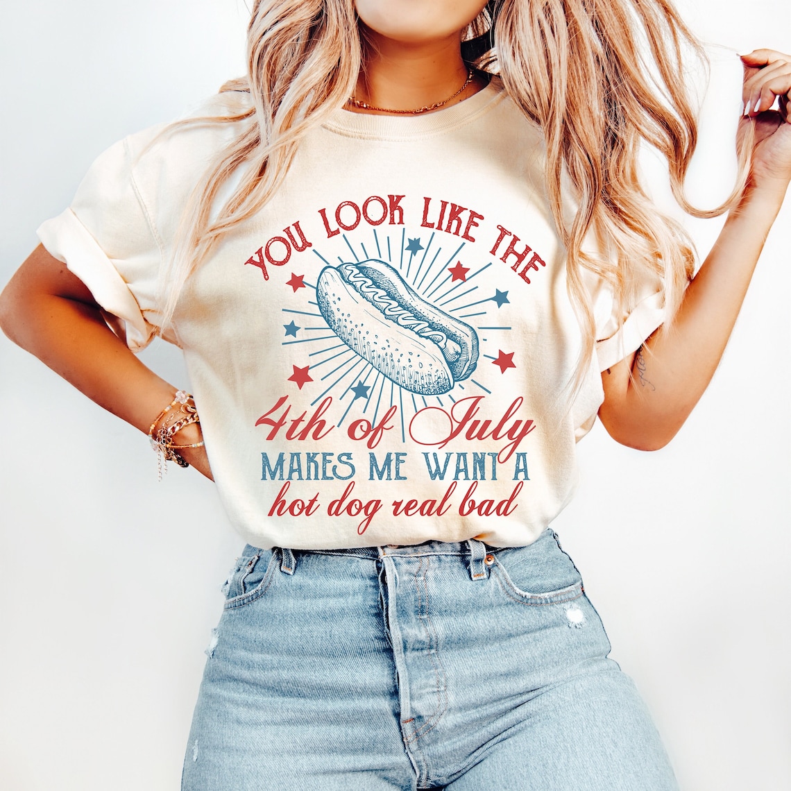 You Look Like The 4th Of July T Shirt(Buy 3 Free Shipping)