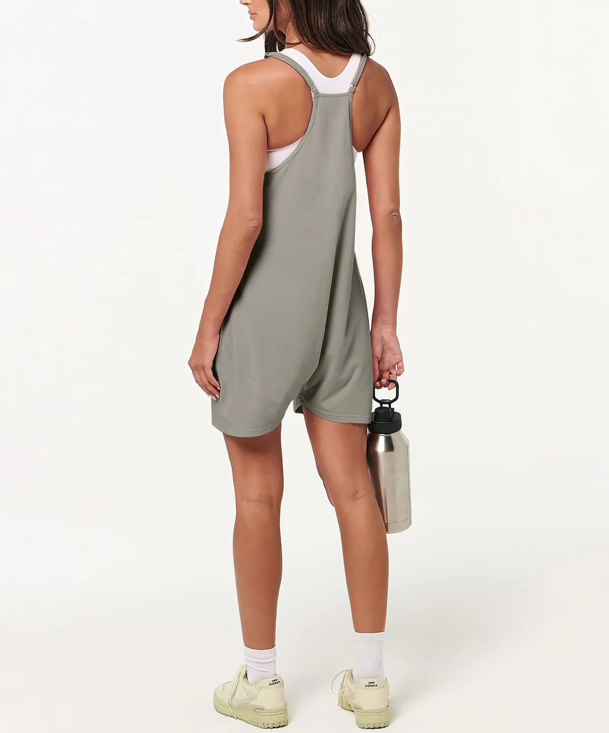 Women's Spaghetti Strap Short Jumpsuit With Pockets(Buy 2 Free Shipping)