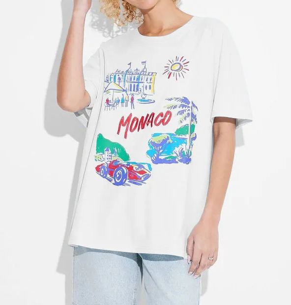Women's Monaco Boyfriend Graphic T-Shirt(Buy 3 Free Shipping)