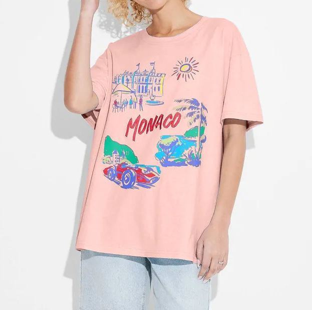 Women's Monaco Boyfriend Graphic T-Shirt(Buy 3 Free Shipping)