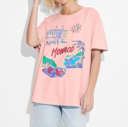 Women's Monaco Boyfriend Graphic T-Shirt(Buy 3 Free Shipping)