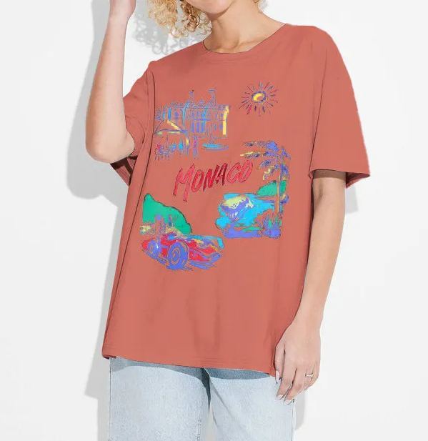 Women's Monaco Boyfriend Graphic T-Shirt(Buy 3 Free Shipping)