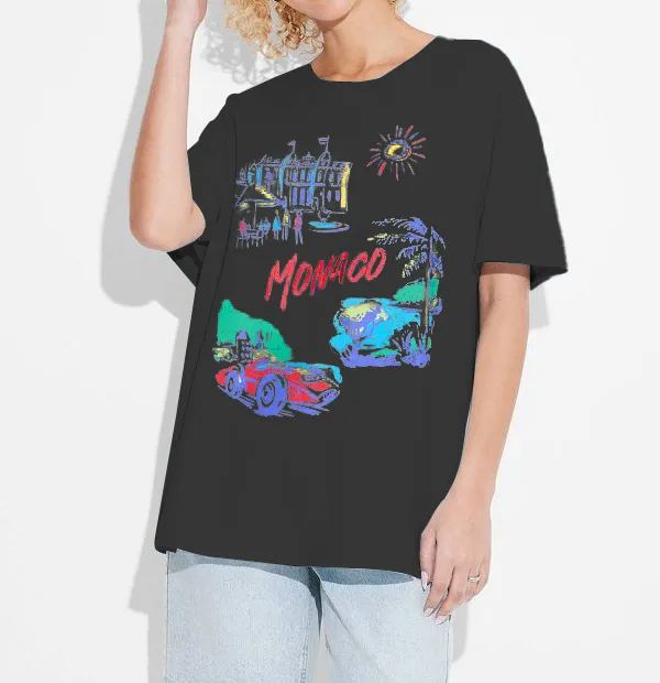 Women's Monaco Boyfriend Graphic T-Shirt(Buy 3 Free Shipping)
