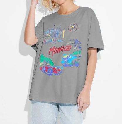 Women's Monaco Boyfriend Graphic T-Shirt(Buy 3 Free Shipping)