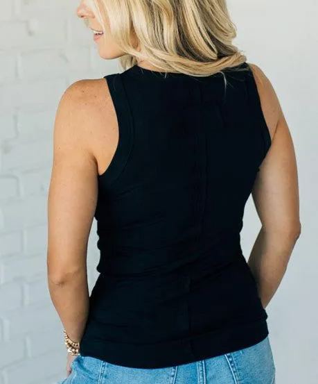 2024 Summer Hot Women's Ribbed Patch Tank(buy 2 10% OFF)