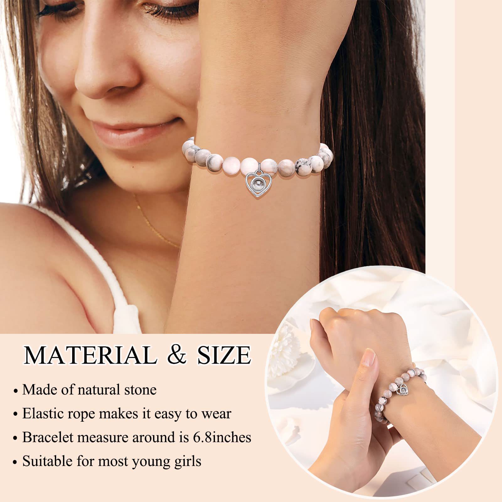 💖Inspirational Beaded Bracelet Gifts for Women👩
