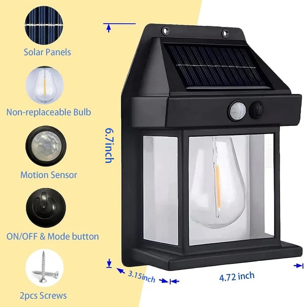 💡2025 New Outdoor Solar Wall Lamp