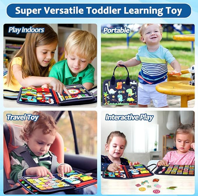 👼Felt Learning Board Busy Board🦖