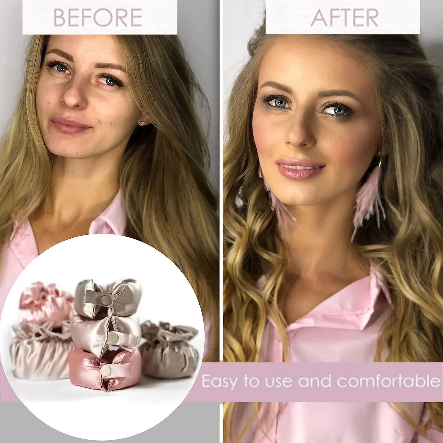 🔥Last Day Promotion - 49% OFF🔥Satin Heatless Curling Set