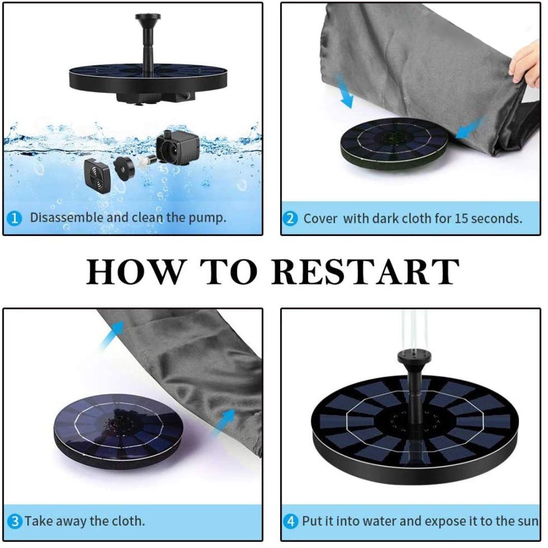 ✨Solar Water Fountain💦