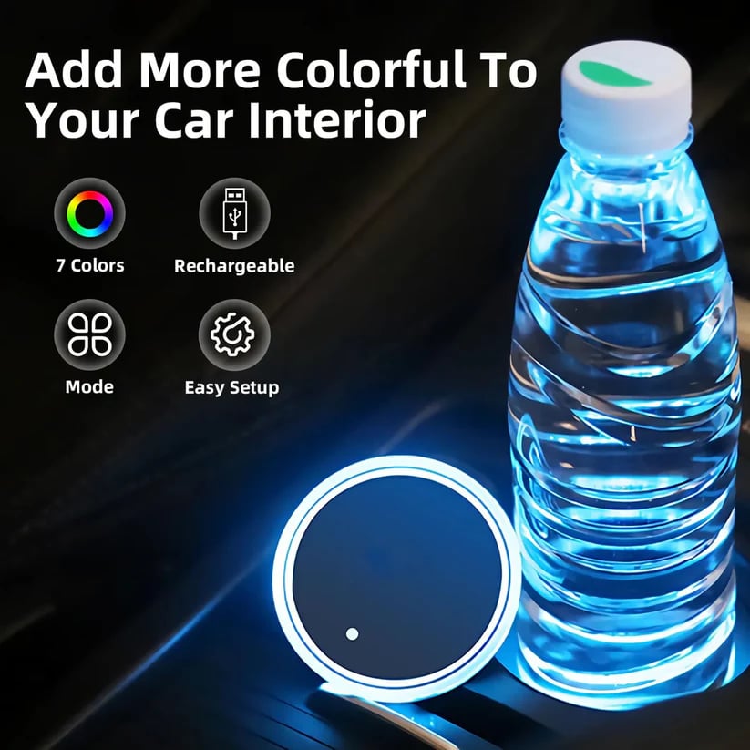 ✨LED Car Cup Holder Lights🔥Buy More Save More🔥