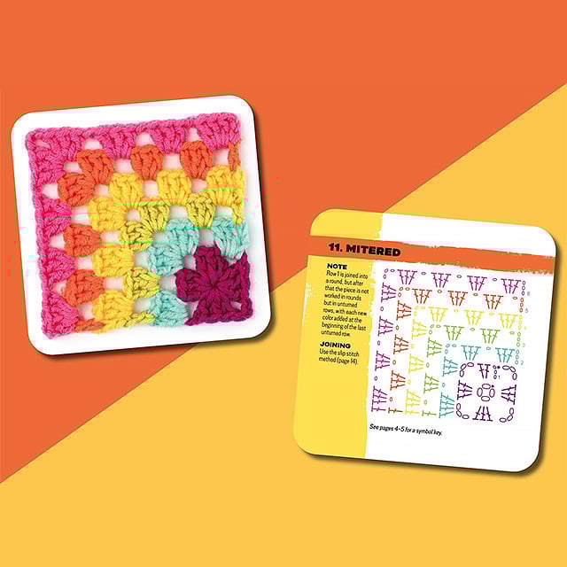 🎁The Granny Square Card Deck🌸[50 Mix & Match Designs]