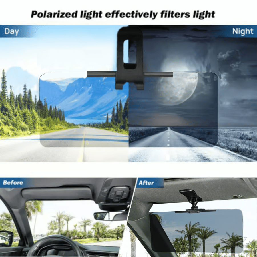 🔥Last Day Promotion 49% OFF🔥Universal Car Sun Visor With Polarized Glare Protection🚗