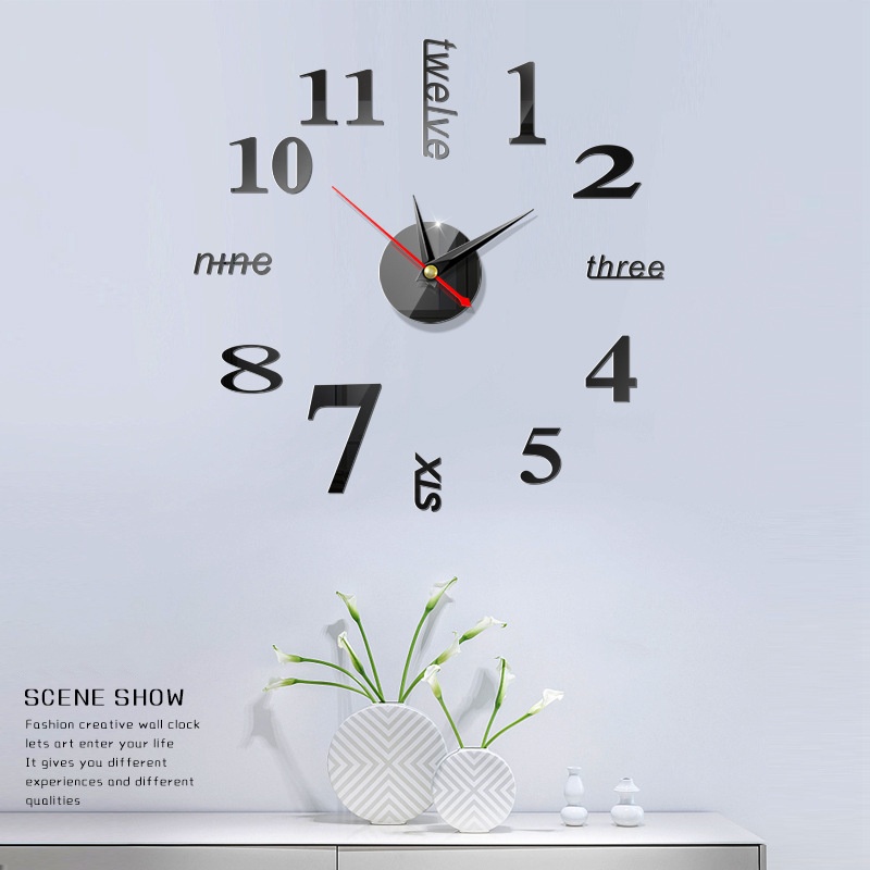 🎁Last Day Promotion 50% OFF⏰ 3D Wall Decal Decorative Clock