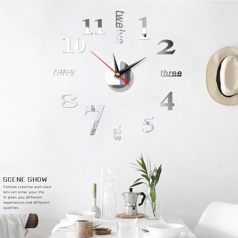 🎁Last Day Promotion 50% OFF⏰ 3D Wall Decal Decorative Clock