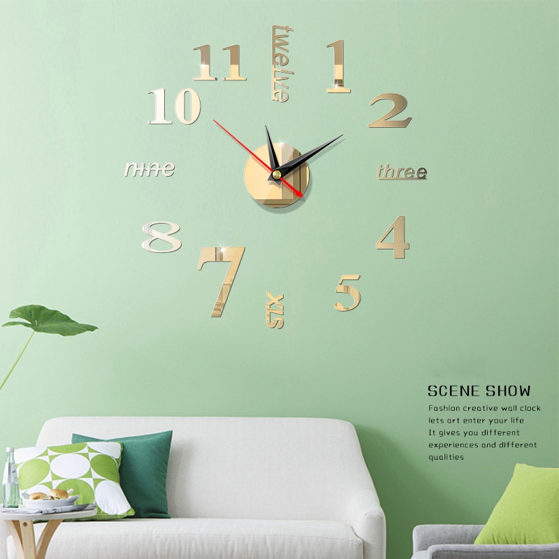 🎁Last Day Promotion 50% OFF⏰ 3D Wall Decal Decorative Clock