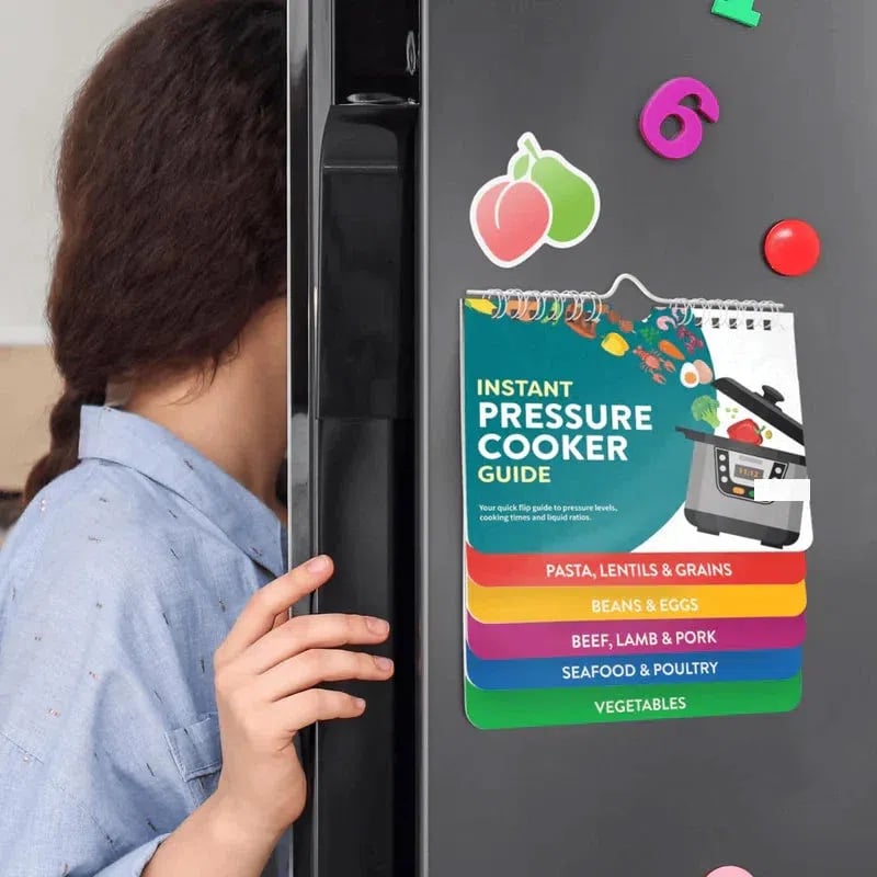 ❤️New Year Promotion-🔥Air Fryer Cheat Sheet Magnets Cooking Guide Booklet