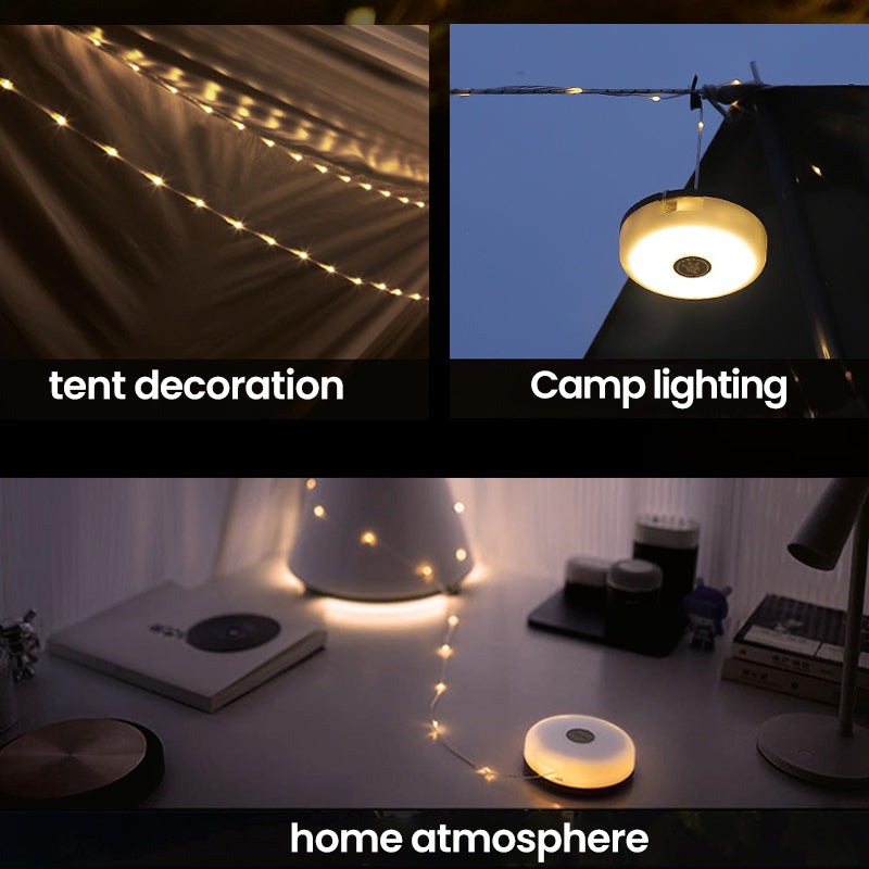 💥Outdoor Waterproof Portable Stowable String Light