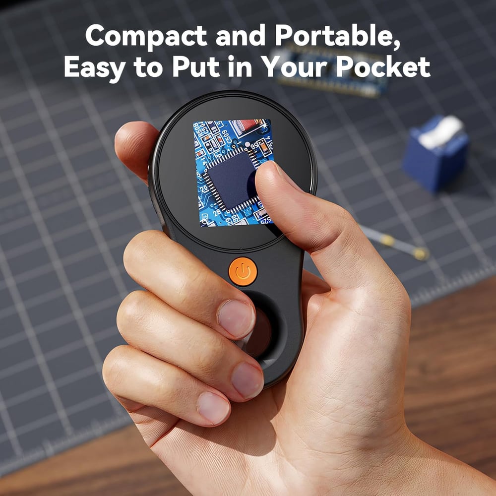 Rechargeable Battery, Compatible With, Windows, Mac OS Work Equipment Magnifying Glass