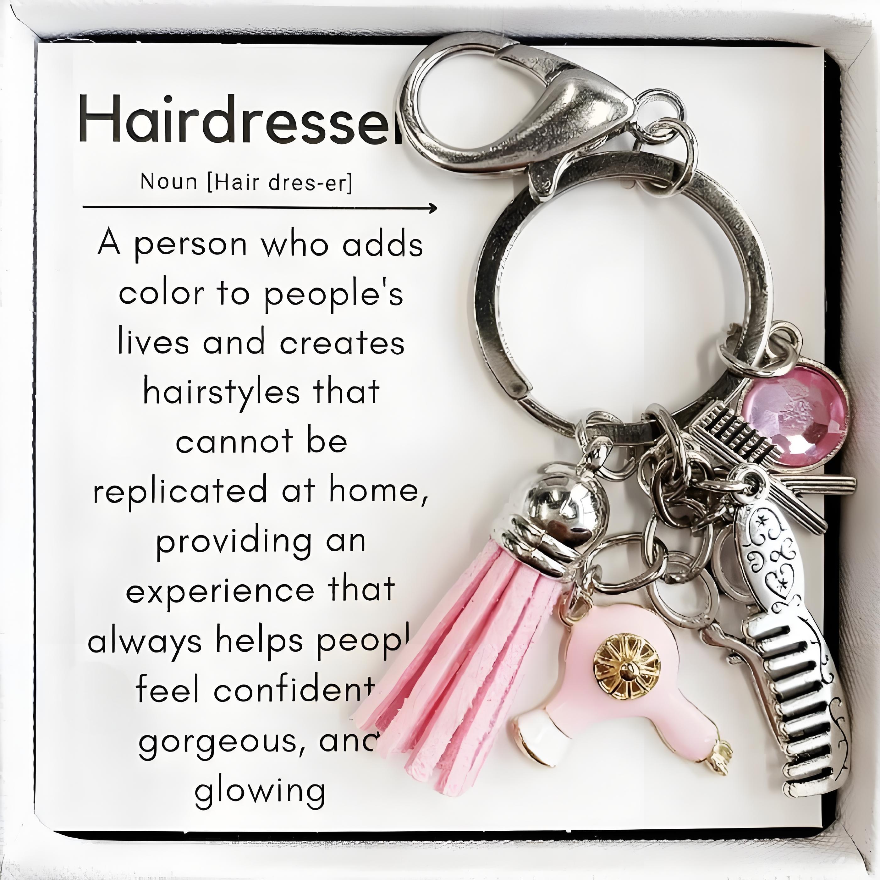 🎁💕Hairstylist Gift Keychain