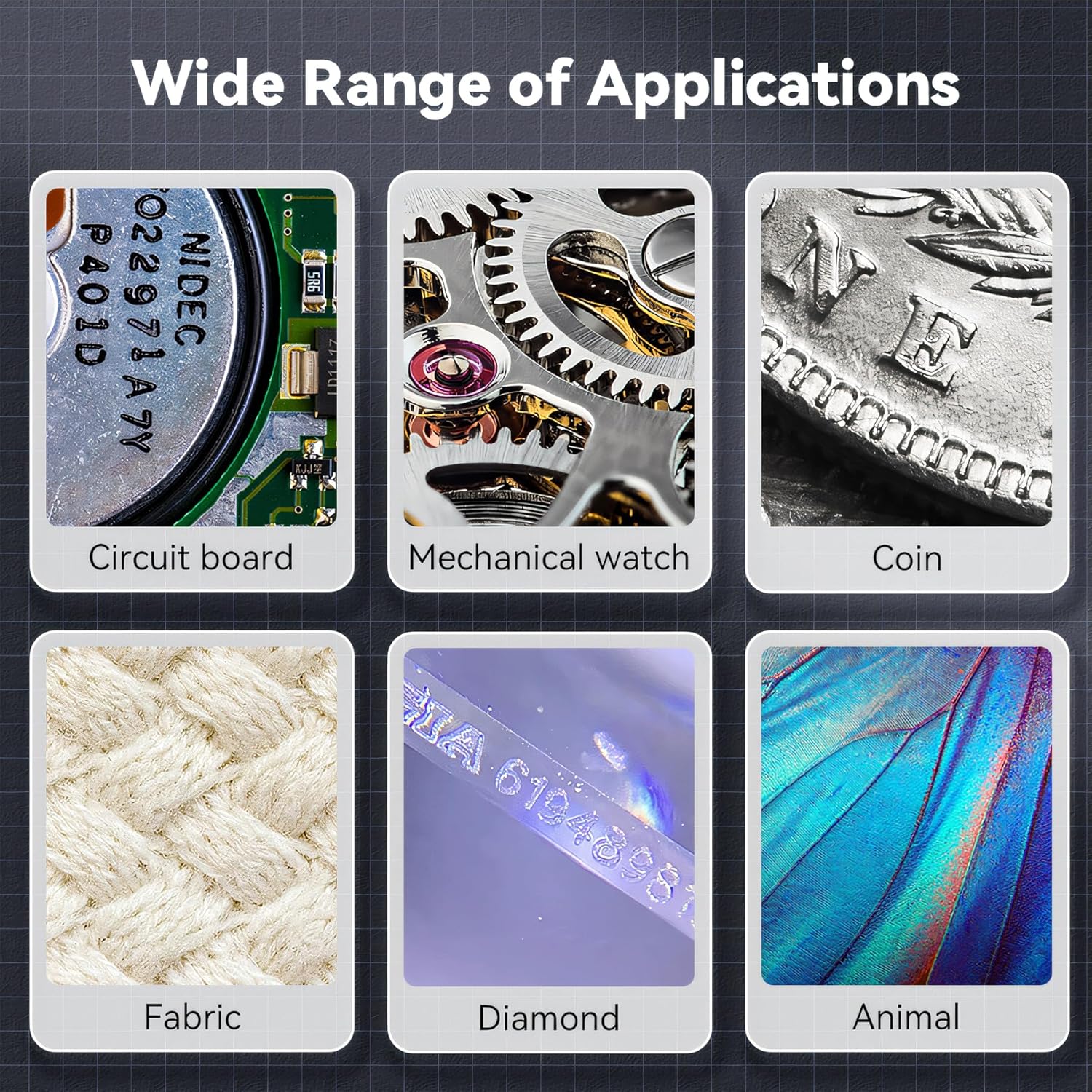 Rechargeable Battery, Compatible With, Windows, Mac OS Work Equipment Magnifying Glass