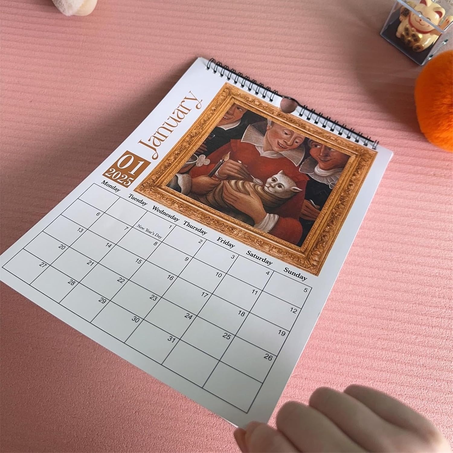 🐈 2025-CALENDAR🗓Weird Medieval Cats & Dogs