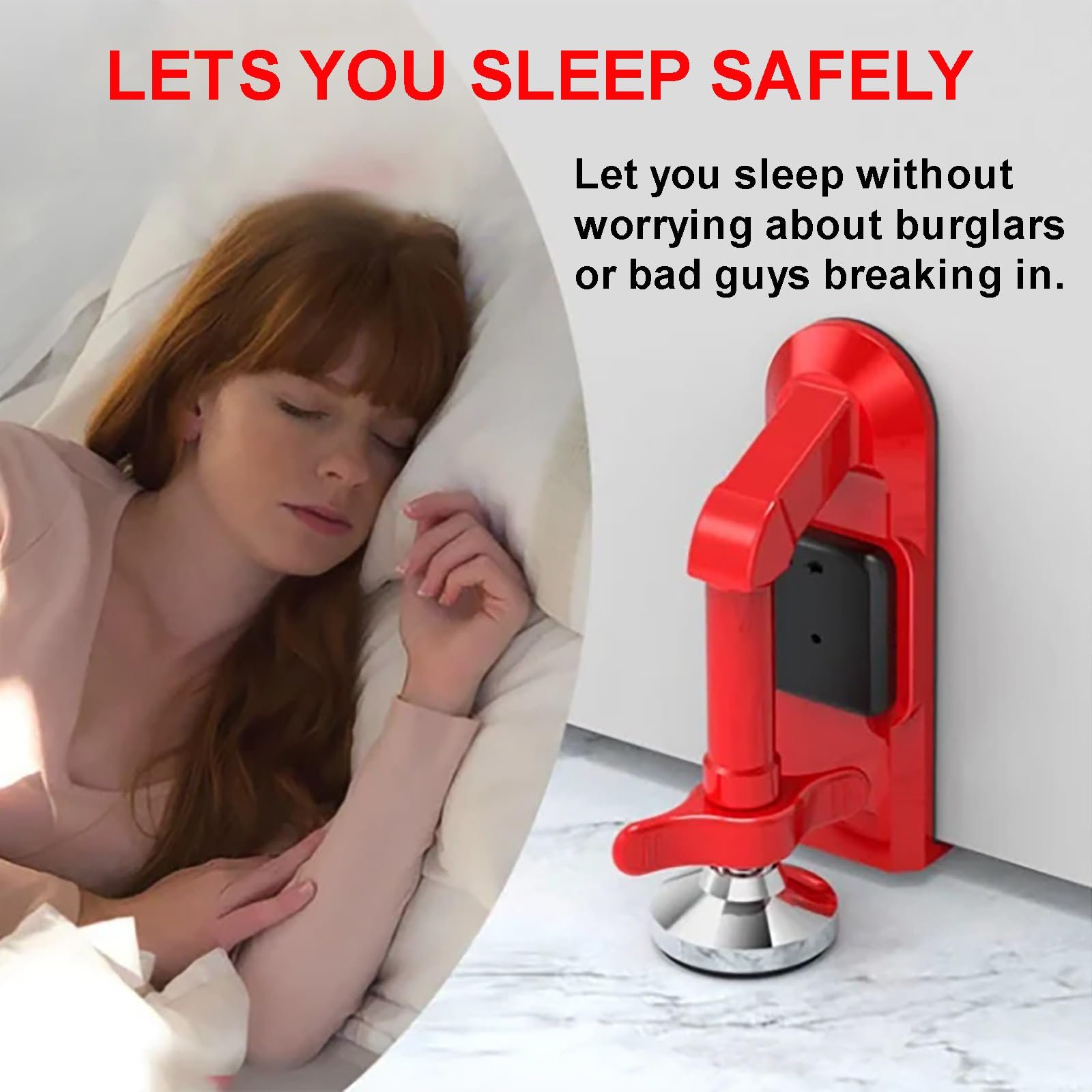 ‼️Portable Alarm Door Stopper