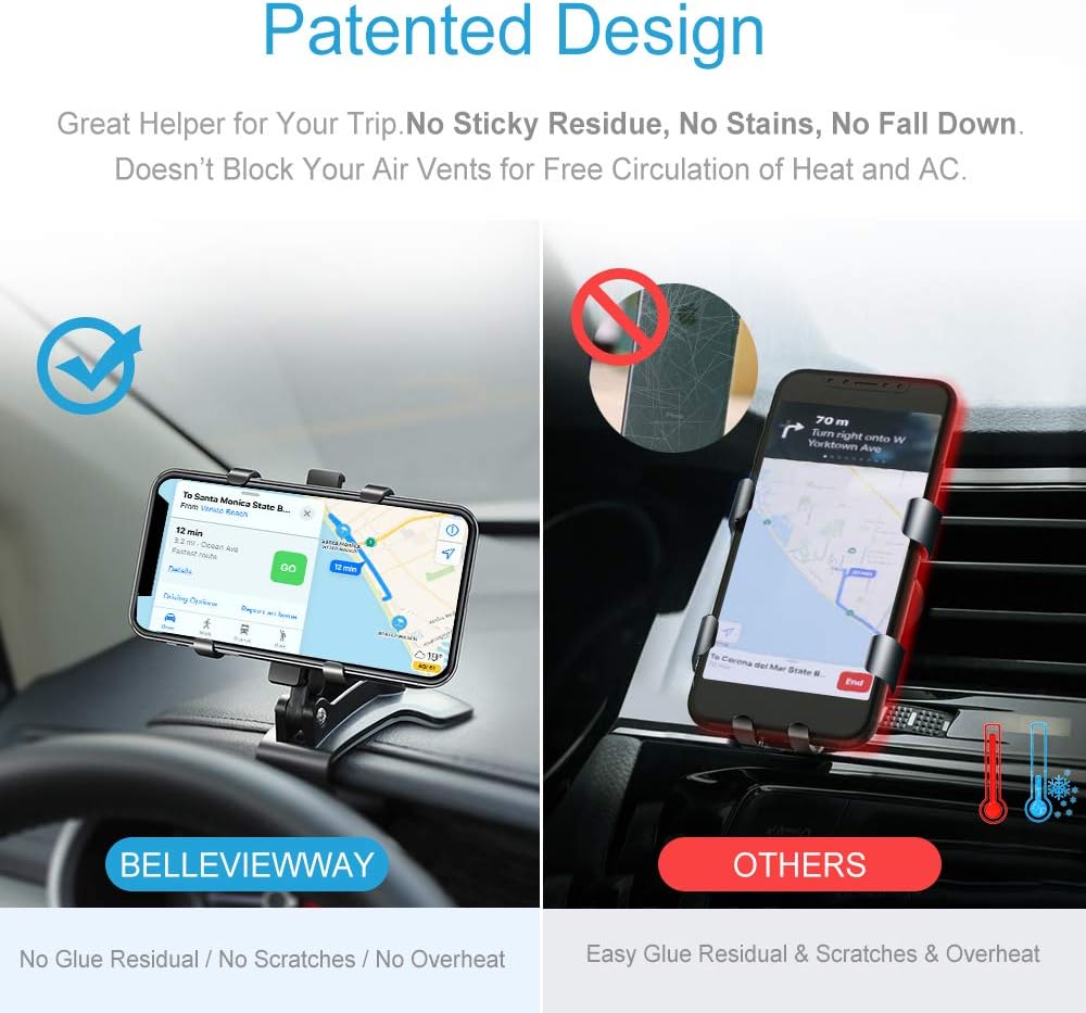 👍2025 Real Upgrade🔥Multifunctional Car Dashboard Cell Phone Holder
