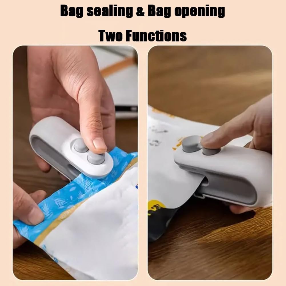 Small 2-in-1 Rechargeable Magnetic Snack Sealer
