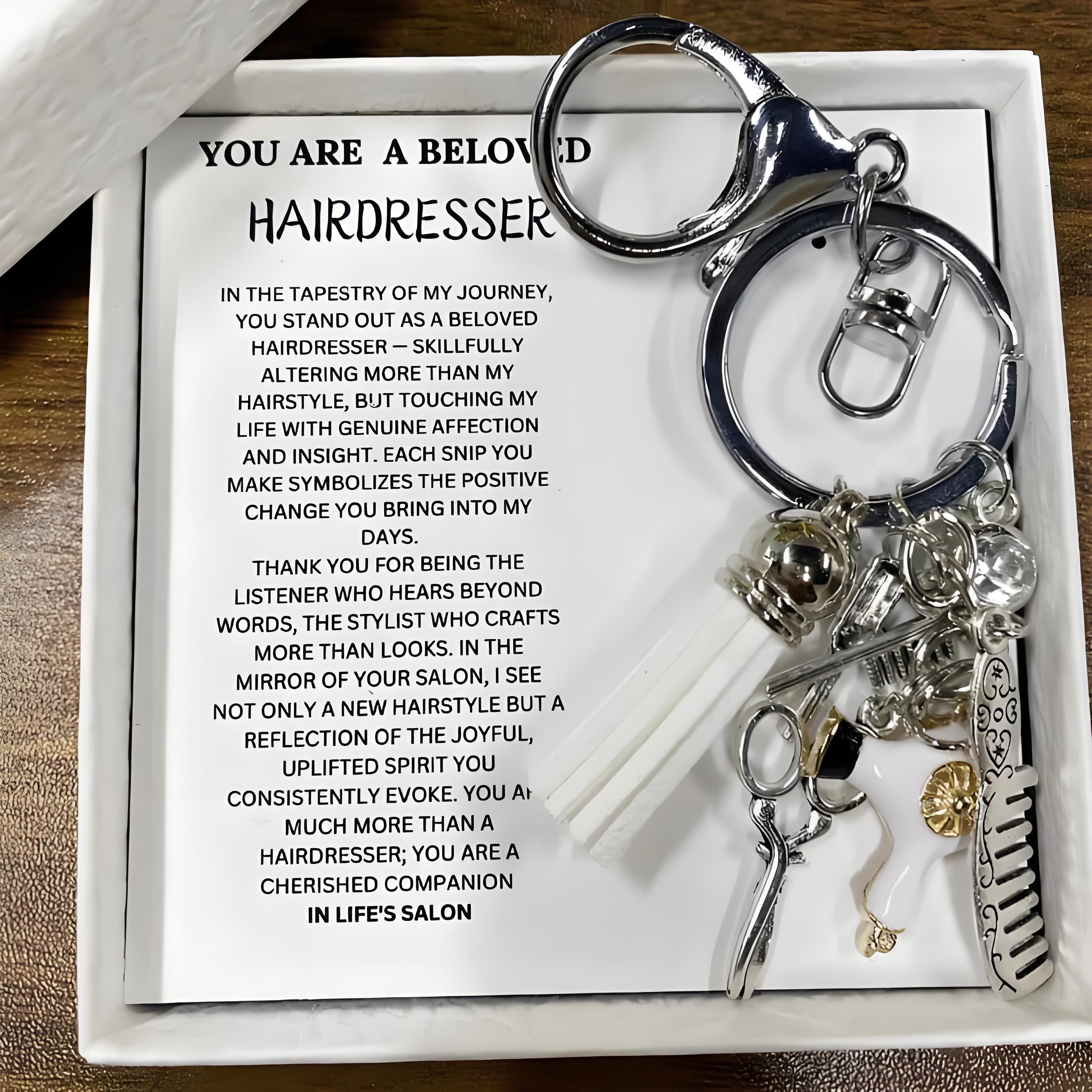 🎁💕Hairstylist Gift Keychain