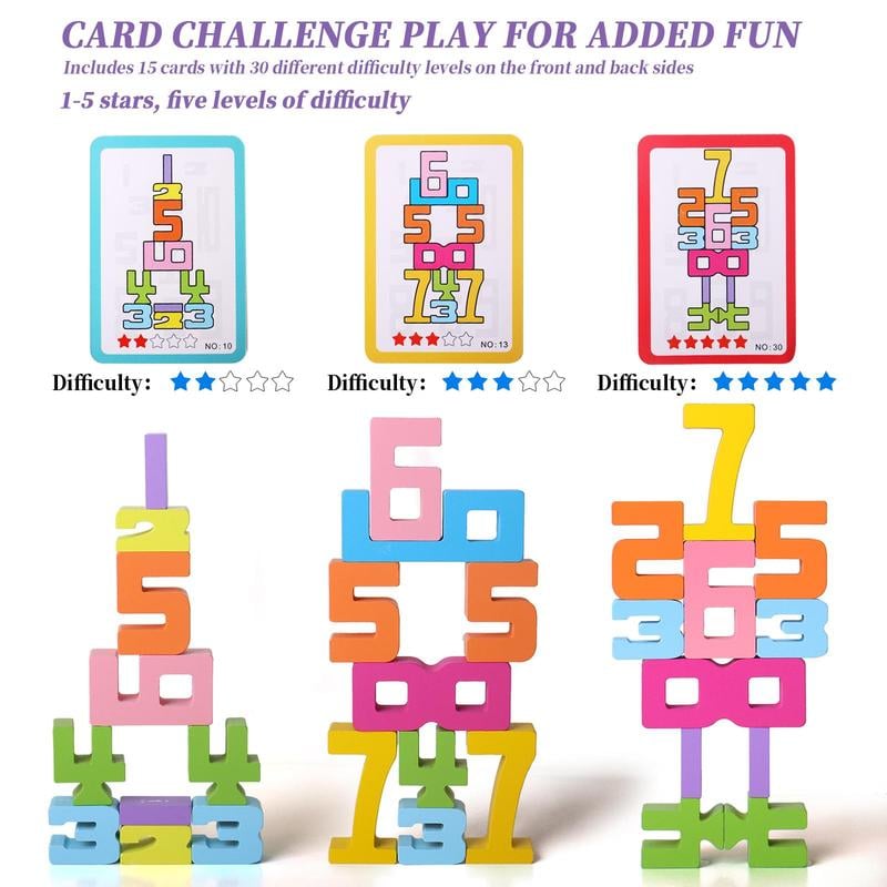 📢New Exclusive Flash Sale 49% OFF 🎁Wooden Number Building Block