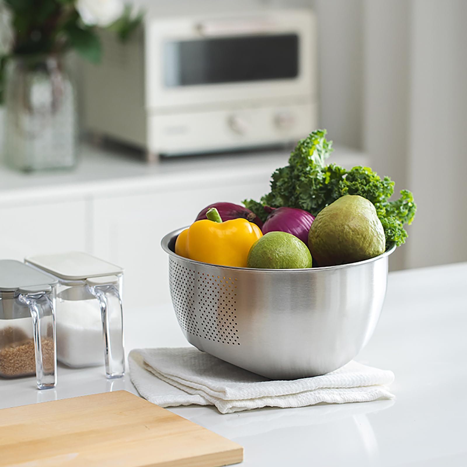 🍇🍎Rice Washer Strainer Bowl🍚