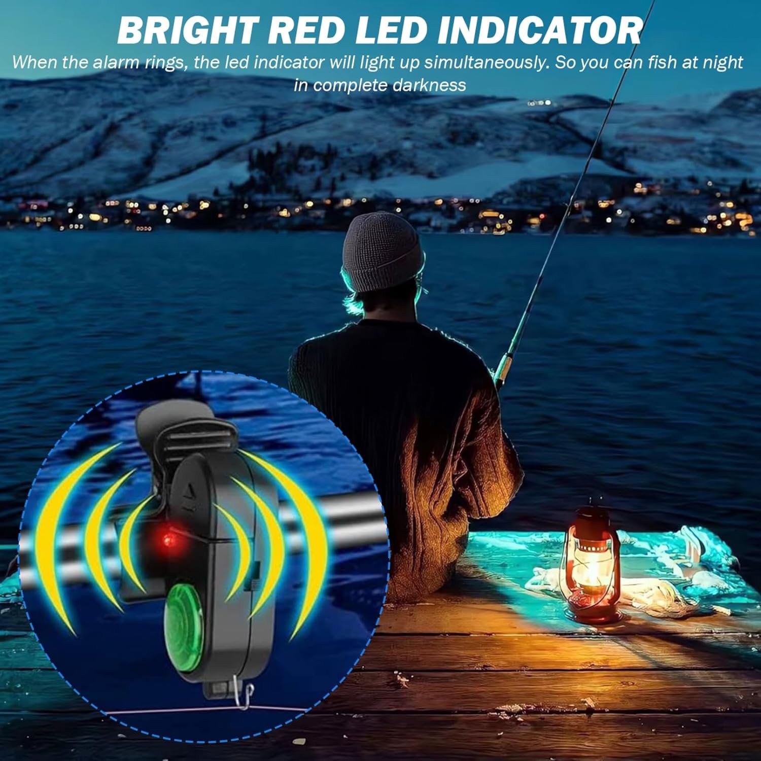 🎣Fishing Bite Alarm with LED Light