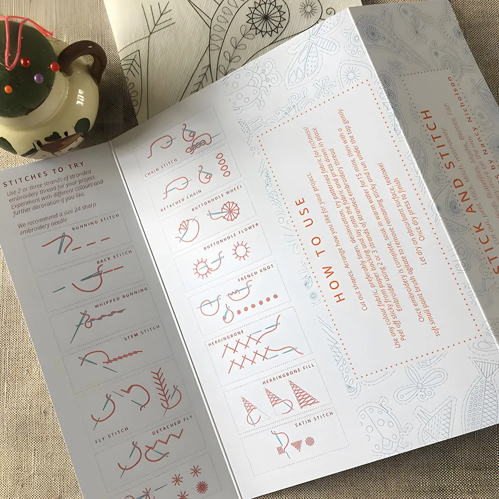 🌸DIY Water Soluble Embroidery Transfers