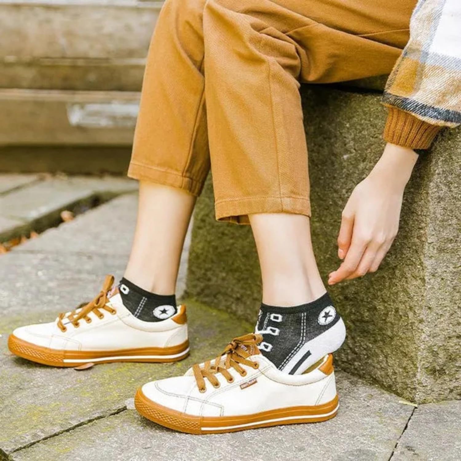 🤩Funny Illusion Canvas Print Socks🧦