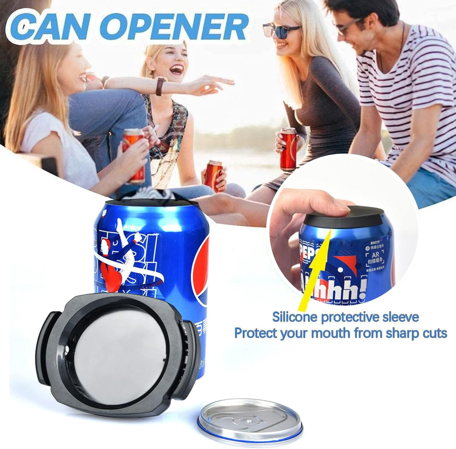 🥤2-In-1 Soda Can Lid Remover🧊