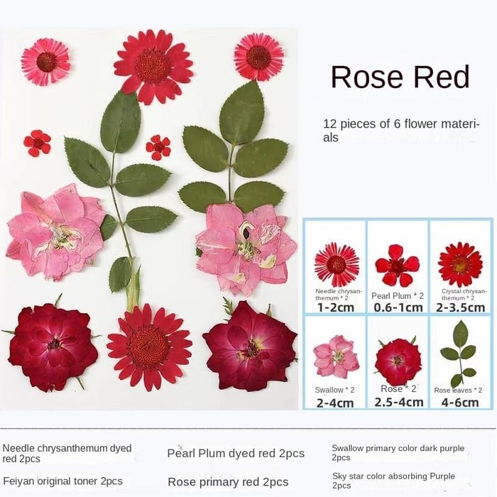 💐Transparent Dried Flower Bookmarks(40 PCS) 