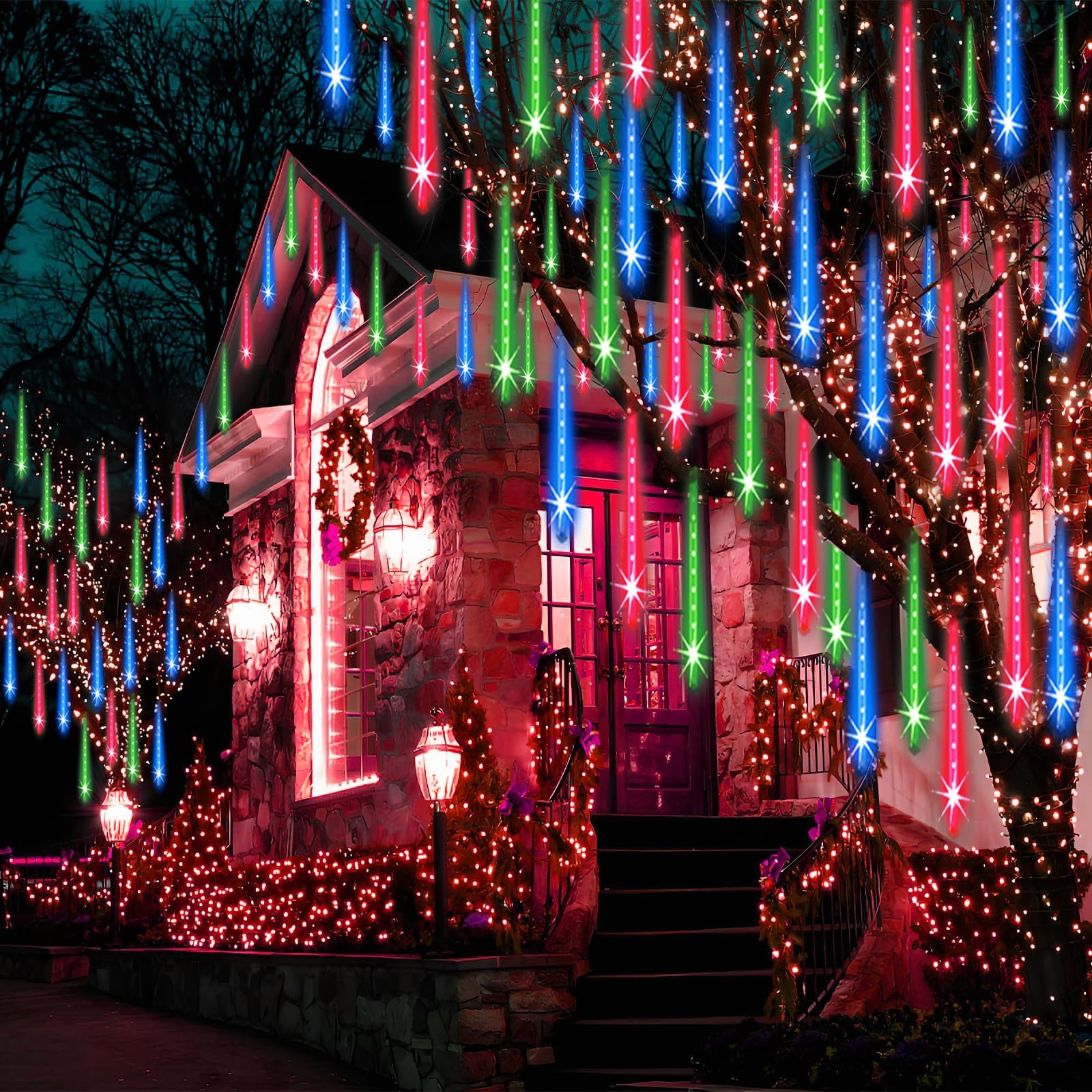 ✨LED Outdoor Meteor Shower Rain Lights💫