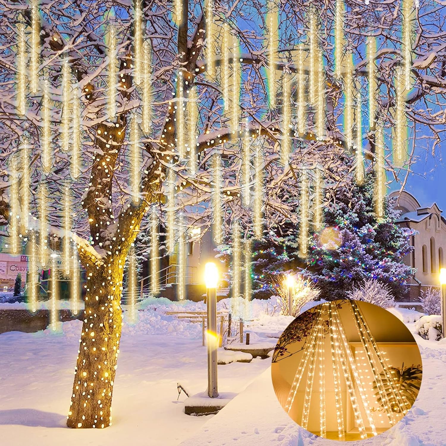 ✨LED Outdoor Meteor Shower Rain Lights💫