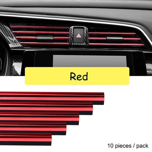 ✨Chrome Styling Moulding Car Air Vent Trim Strip🚗