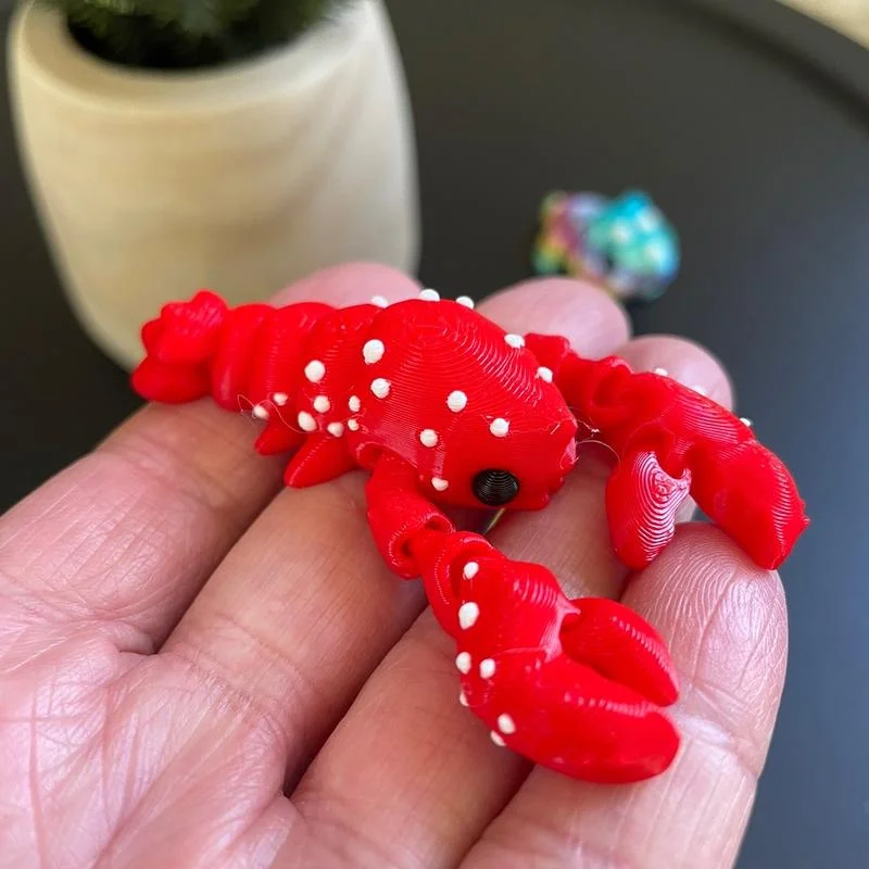 🎁3D Printed Articulated Lobster🦞