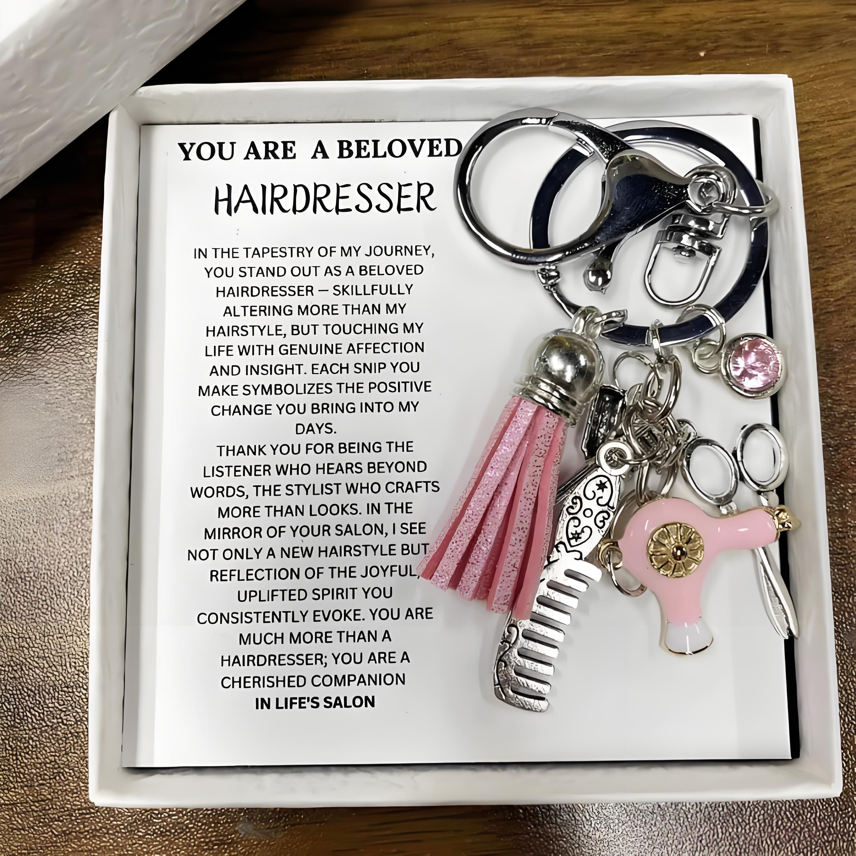🎁💕Hairstylist Gift Keychain