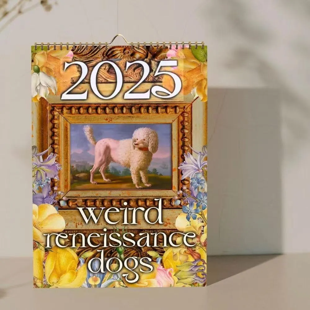 🐈 2025-CALENDAR🗓Weird Medieval Cats & Dogs