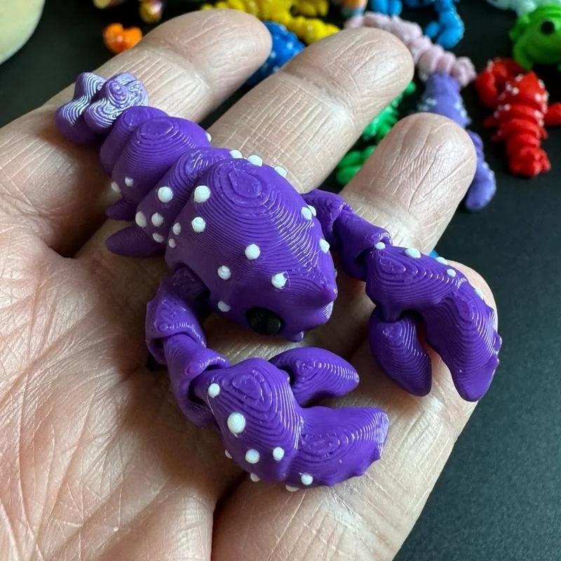 🎁3D Printed Articulated Lobster🦞
