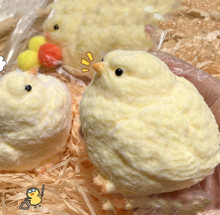 🔥HOT 49% OFF🔥 Handmade Ultra Soft Furry Chick Toys