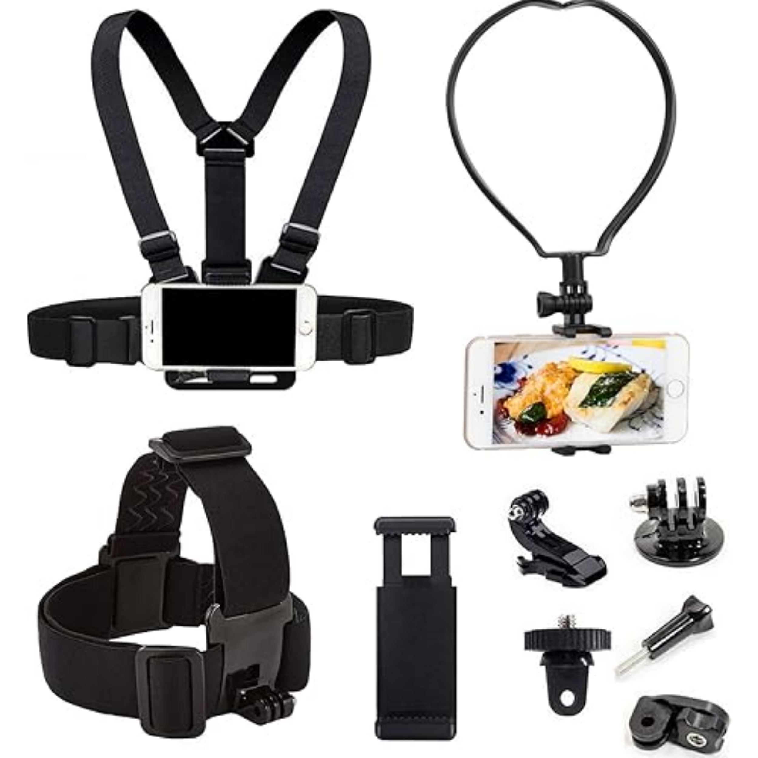 🕺Action Camera Strap Set with Phone Clip📸