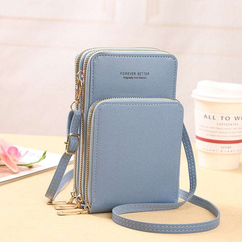 🎁Leather Touchscreen Crossbody Phone Bag👜