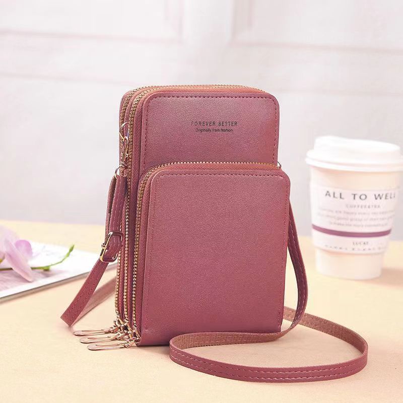 🎁Leather Touchscreen Crossbody Phone Bag👜