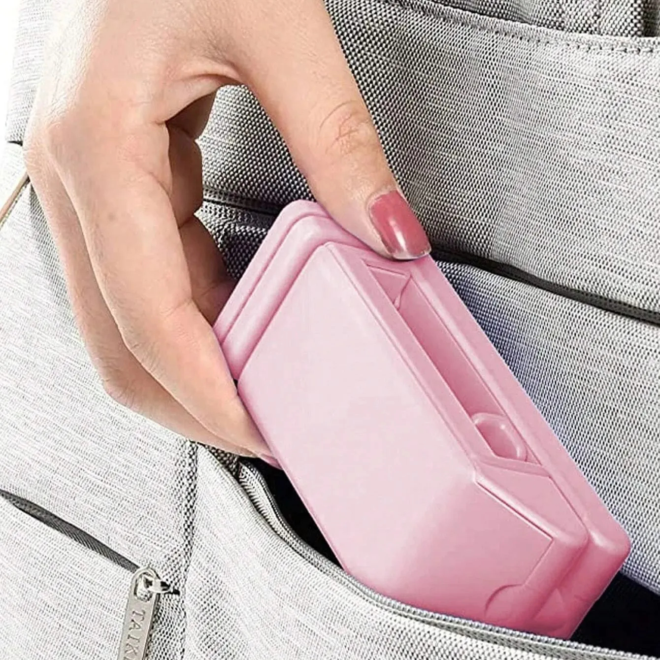 Phone Holder-Portable Travel Stand Desk Flight Foldable Adjustable